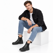 Bottines Chelsea Synthétiques - Design Slip-On avec Panneaux Latéraux Élastiques