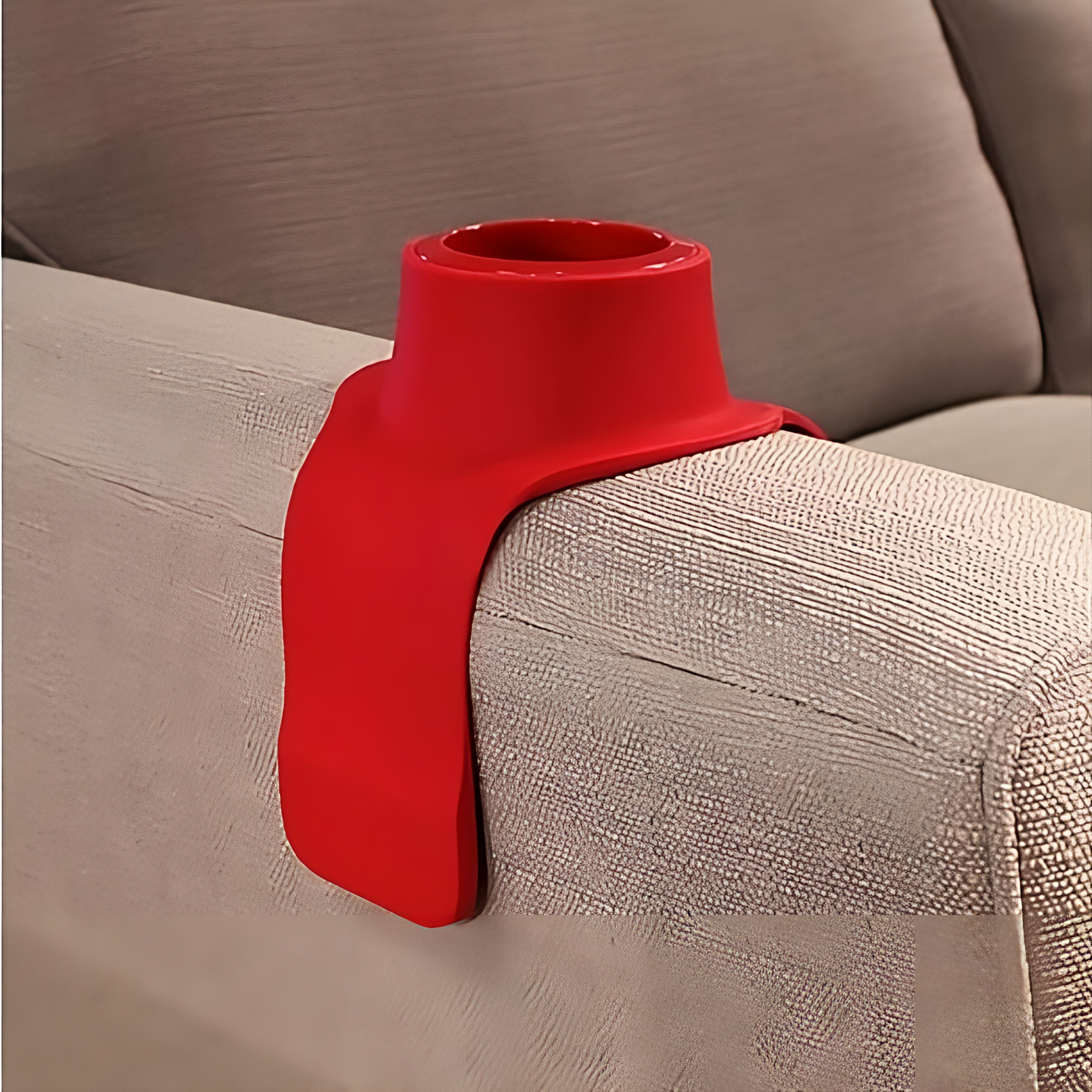 Porte-Gobelet pour Canapé - Support Flexible en Silicone pour Accoudoirs
