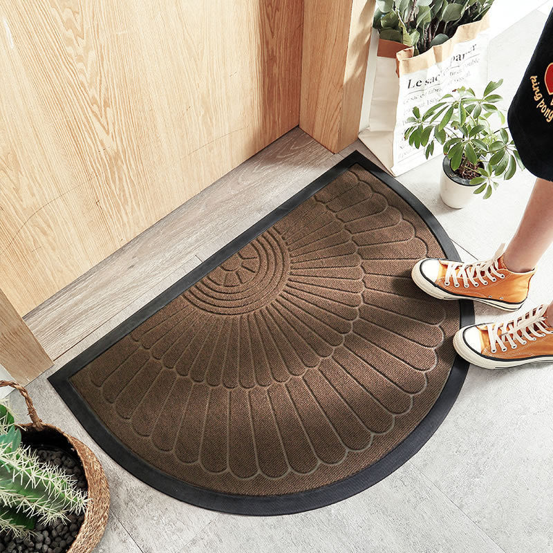 Tapis Demi-Lune en Caoutchouc – Tapis Fin Pour Intérieur