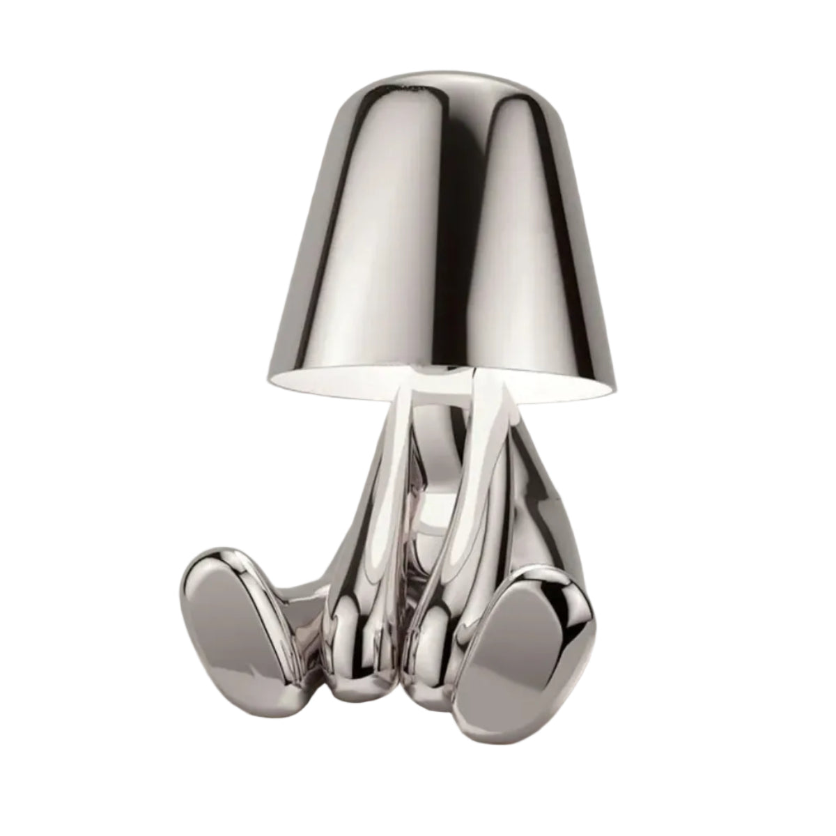 Lampe de Table LED Rechargeable - Aluminium et Résine avec Éclairage Réglable