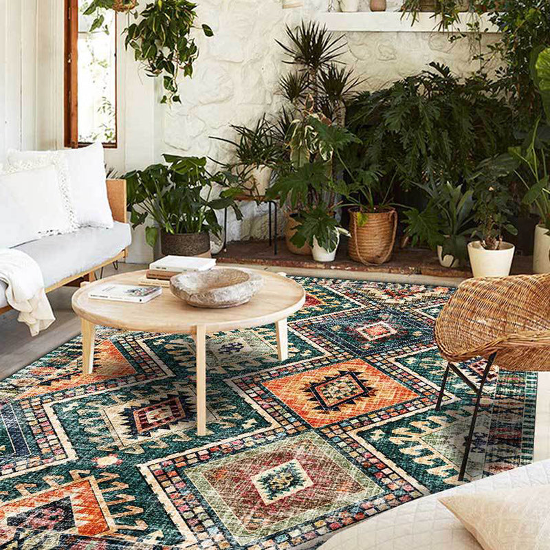 Tapis Kilim en Laine – Tapis Tissé Plat Motif Floral