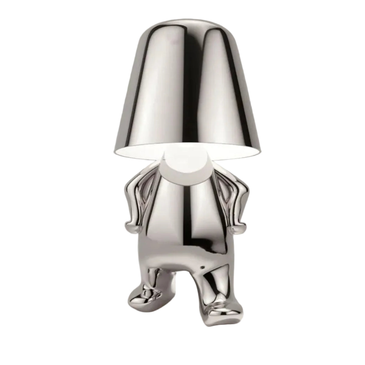 Lampe de Table LED Rechargeable - Aluminium et Résine avec Éclairage Réglable