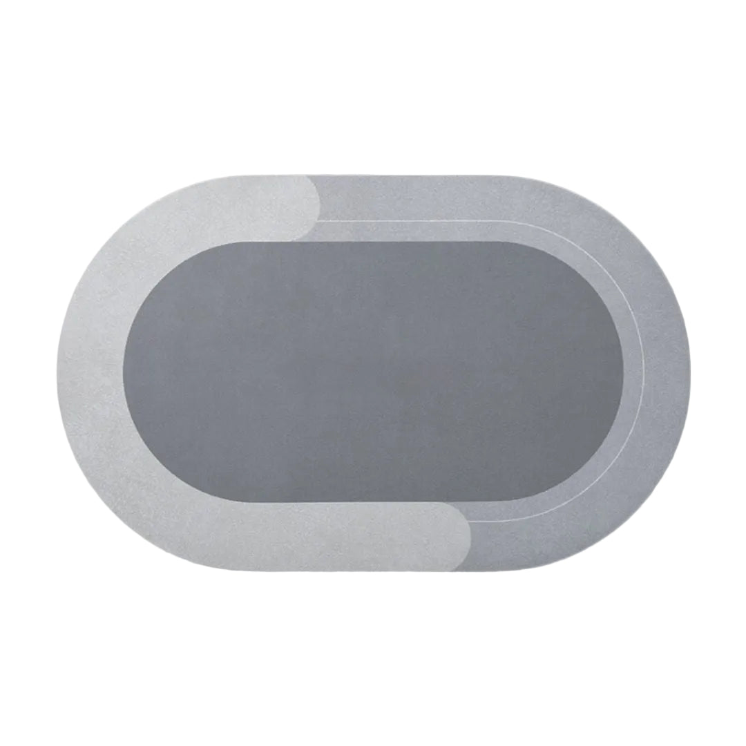 Paillasson Absorbant Séchage Rapide Antidérapant – Polyester, Gris, Beige, Noir