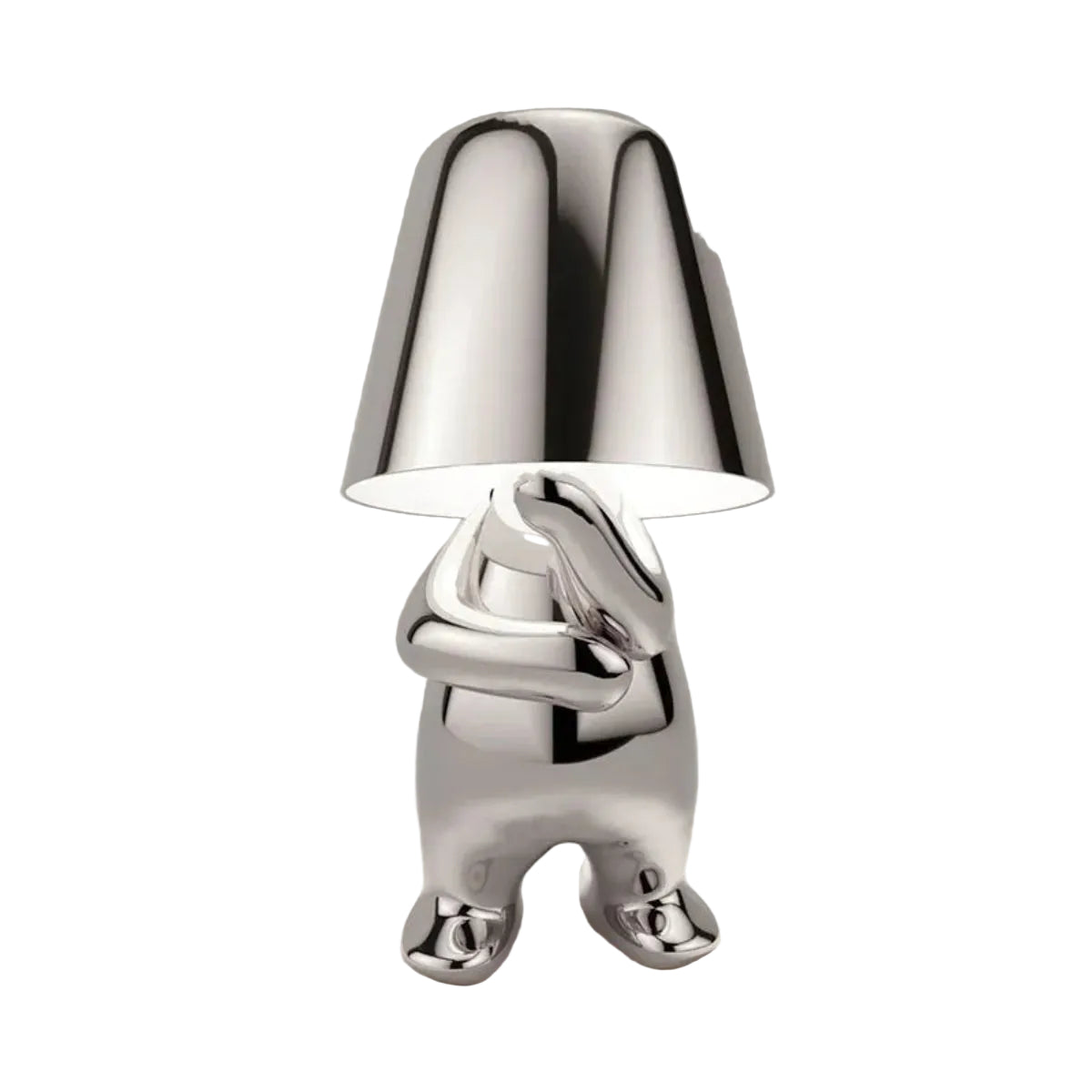 Lampe de Table LED Rechargeable - Aluminium et Résine avec Éclairage Réglable