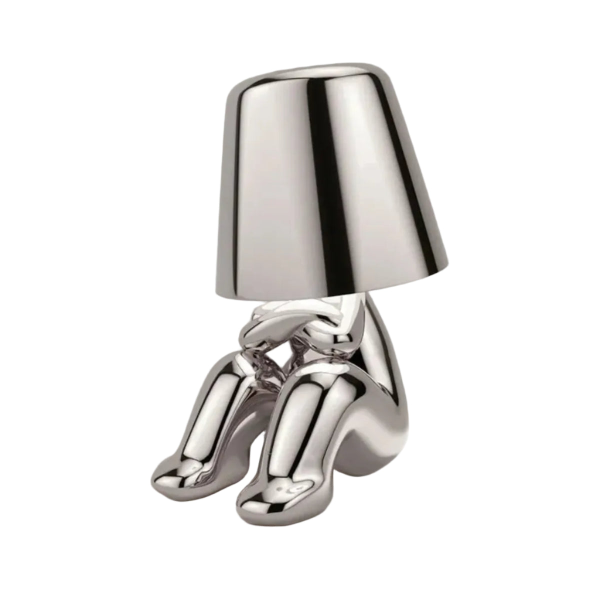 Lampe de Table LED Rechargeable - Aluminium et Résine avec Éclairage Réglable