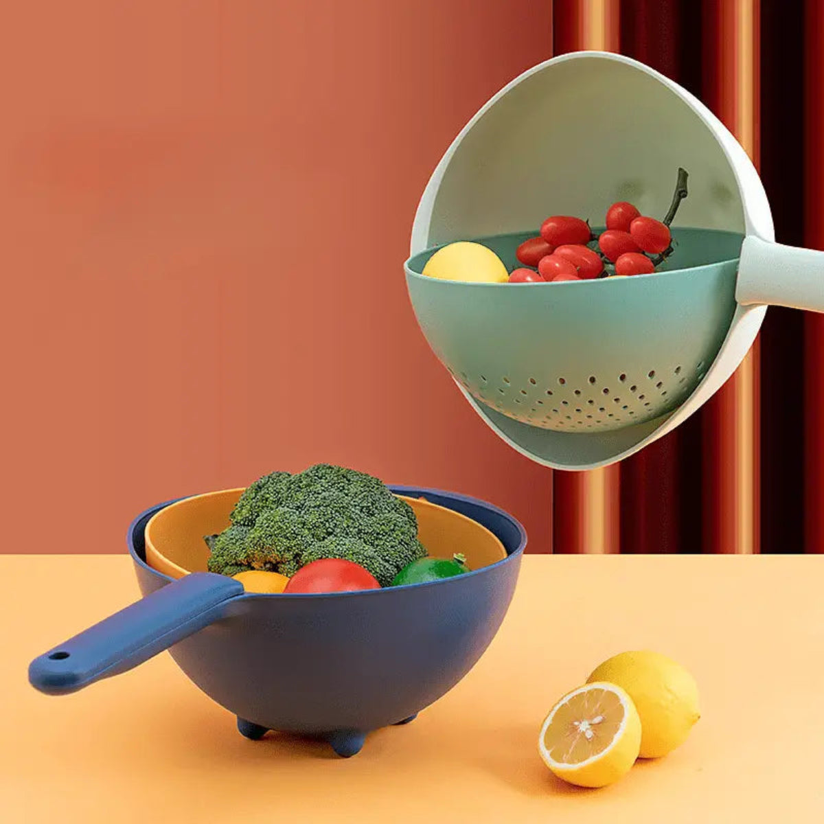 Panier Égouttoir à Vaisselle Double Niveau - Égouttoir de Cuisine
