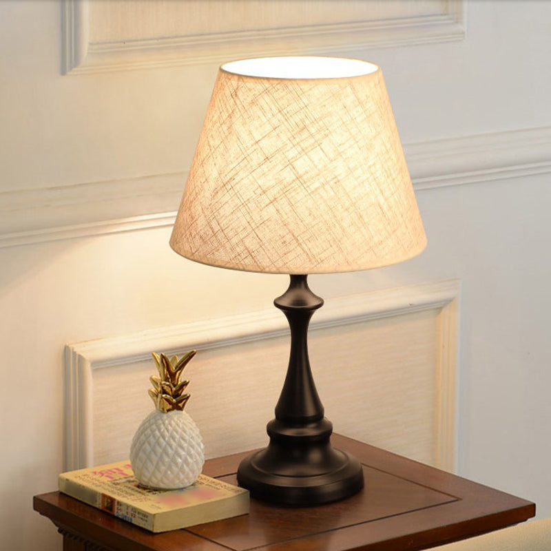 Lampe De Table Avec Abat-Jour En Tissu Empire - Compatible E26 E27 Design D'Éclairage