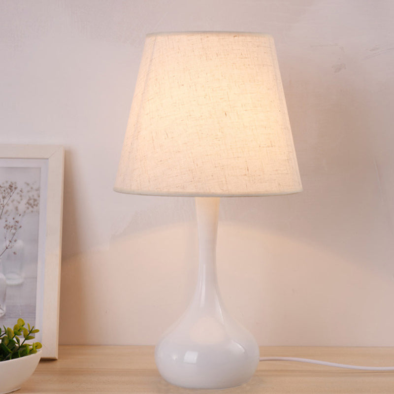 Lampe De Table Avec Abat-Jour En Tissu Empire - Compatible E26 E27 Design D'Éclairage