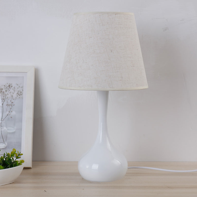 Lampe De Table Avec Abat-Jour En Tissu Empire - Compatible E26 E27 Design D'Éclairage