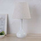 Lampe De Table Avec Abat-Jour En Tissu Empire - Compatible E26 E27 Design D'Éclairage