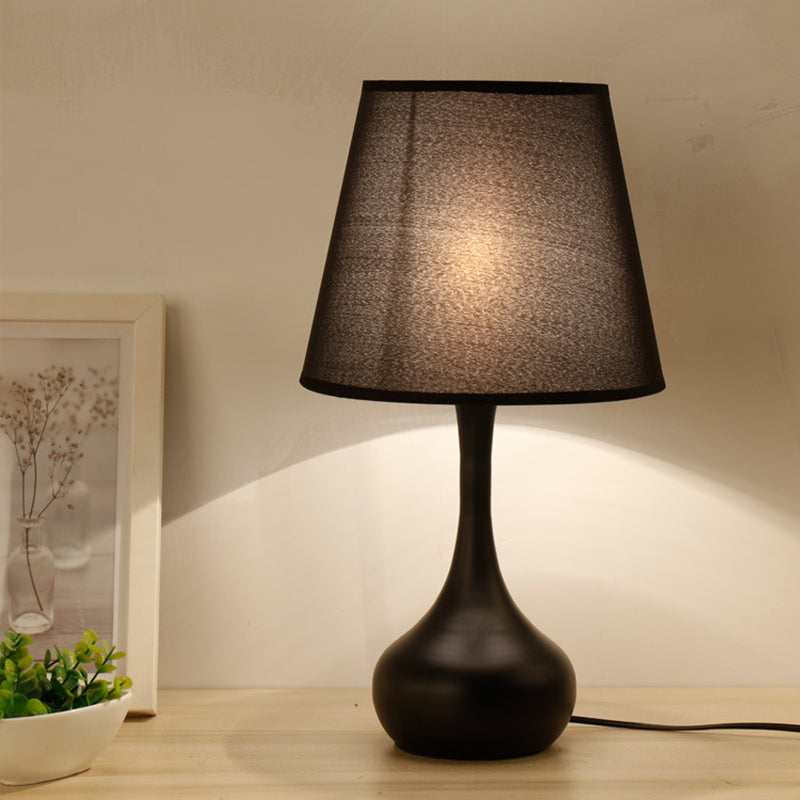 Lampe De Table Avec Abat-Jour En Tissu Empire - Compatible E26 E27 Design D'Éclairage