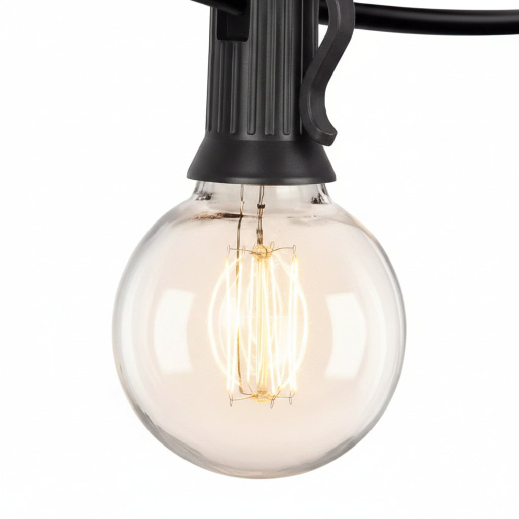 Guirlande LED Extérieure 15M - Éclairage Chaud IP65 pour Jardin, Terrasse et Pergola