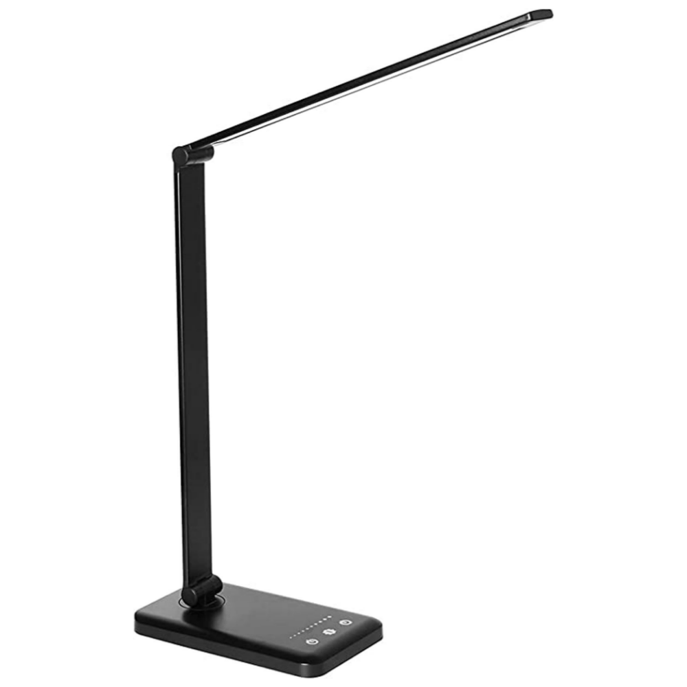 Lampe de Bureau LED Réglable - 5 Modes d'Éclairage avec Commande Tactile et Port de Charge USB
