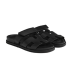 Sandales Plates Femme - Design Slip-On à Bout et Talon Ouverts avec Semelle Épaisse