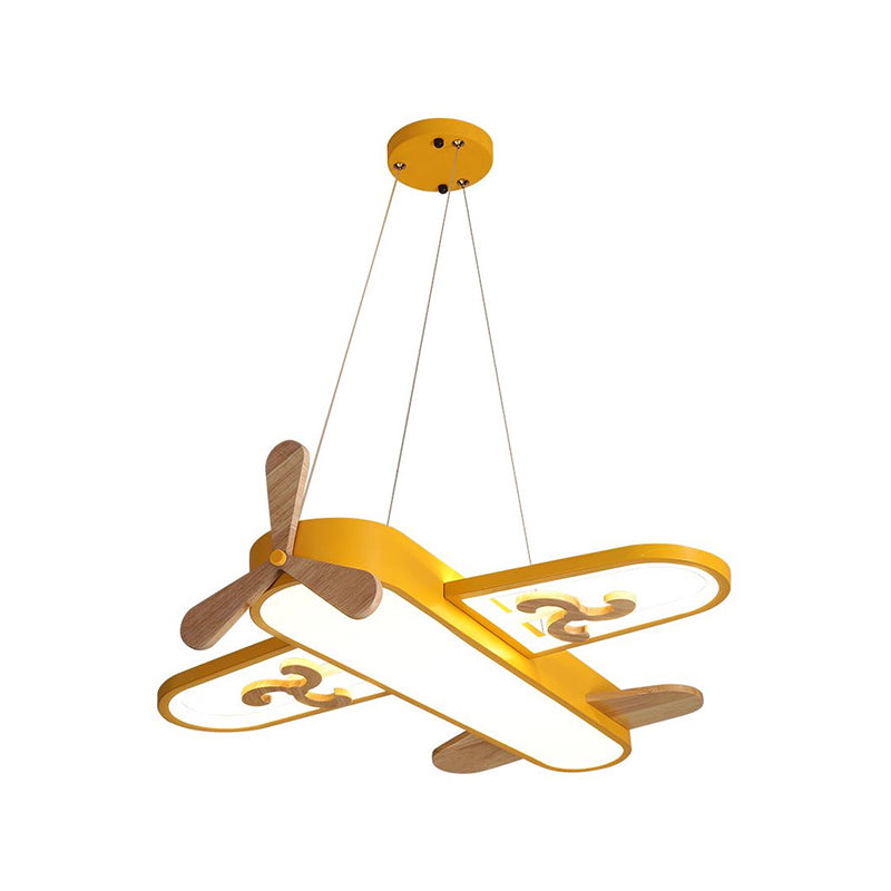 Suspension LED en Forme d'Avion - Lampe de Plafond en Acrylique avec Télécommande pour Chambre d'Enfant