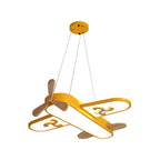 Suspension LED en Forme d'Avion - Lampe de Plafond en Acrylique avec Télécommande pour Chambre d'Enfant