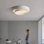 Plafonnier LED Circulaire - Luminaire en Métal avec Module LED Intégré