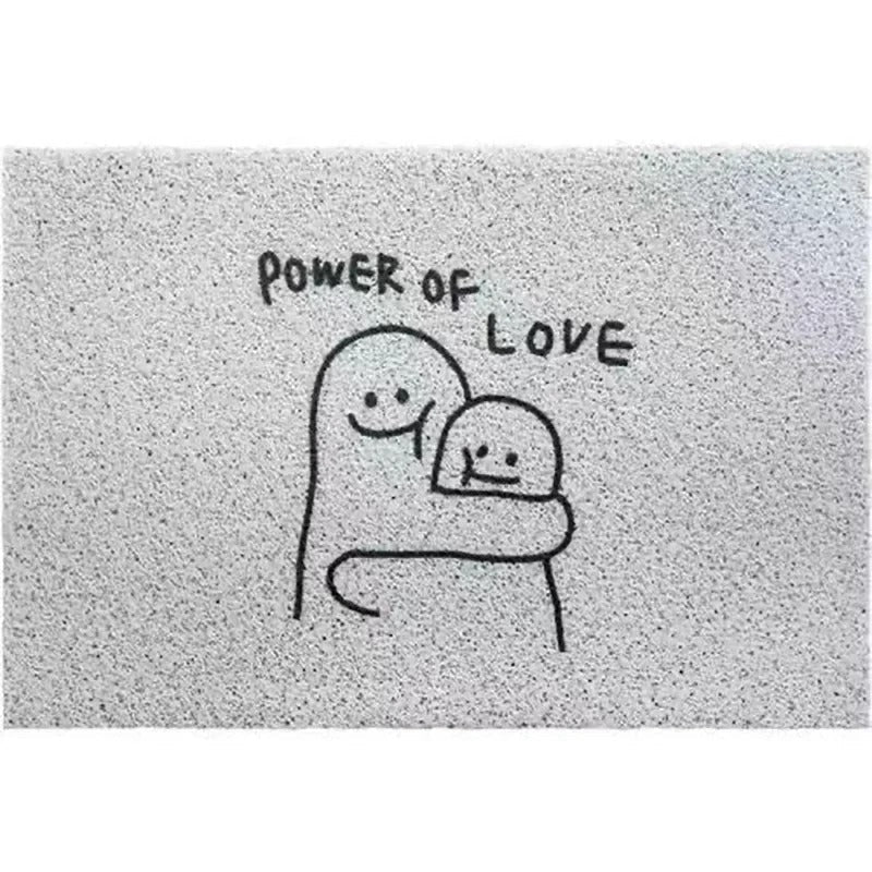 Paillasson Moderne Antidérapant Pour Entrée – Polyester, Noir, Gris, Beige