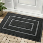 Tapis de Porte en Caoutchouc - Entrée Intérieure et Extérieure