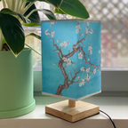 Lampe de Table LED avec Éclairage Blanc Chaud - Lampe de Table en Métal et Verre