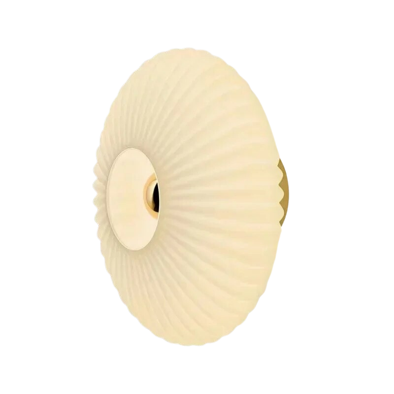 Applique Murale en Verre Texturé – Éclairage LED Intérieur