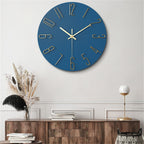 Horloge Murale en Plastique - Horloge Ronde de 30 cm Disponible en Plusieurs Couleurs
