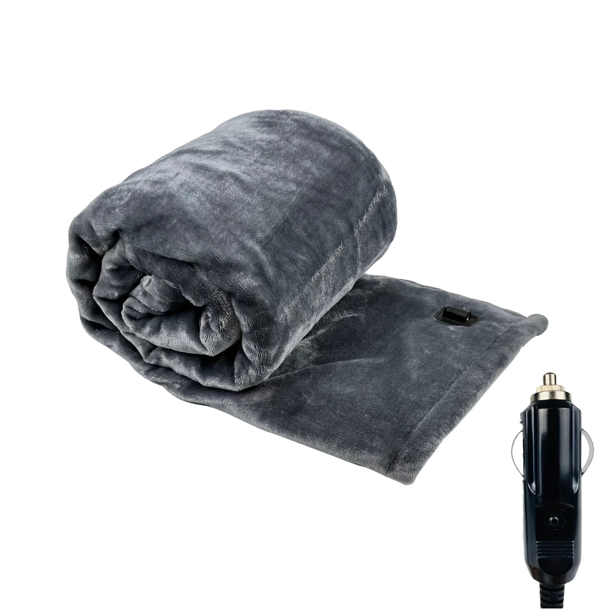 Couverture Chauffante Électrique 12V - Flanelle Polyester 72W avec Protection Contre la Surchauffe
