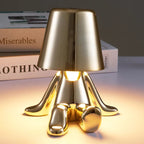 Lampe de Table LED Rechargeable - Aluminium et Résine avec Éclairage Réglable