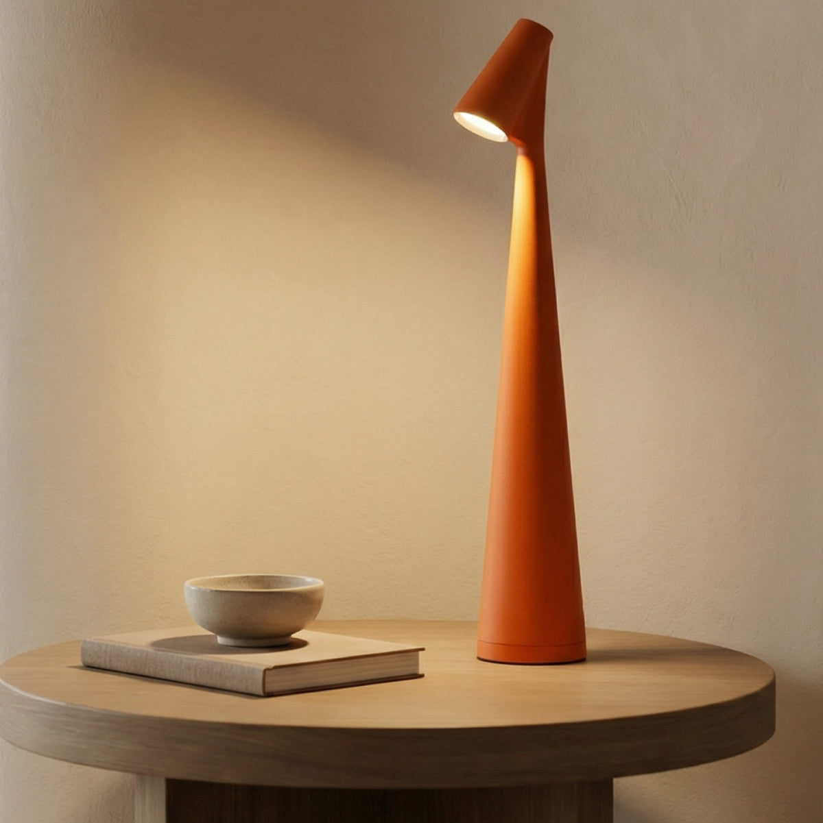 Lampe de Table LED Sans Fil - Lampe Rechargeable en Aluminium avec Variation Tactile à 3 Niveaux