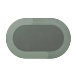 Tapis de Bain en Diatomite - Tapis Ovale 40 × 60 cm pour Salle de Bain