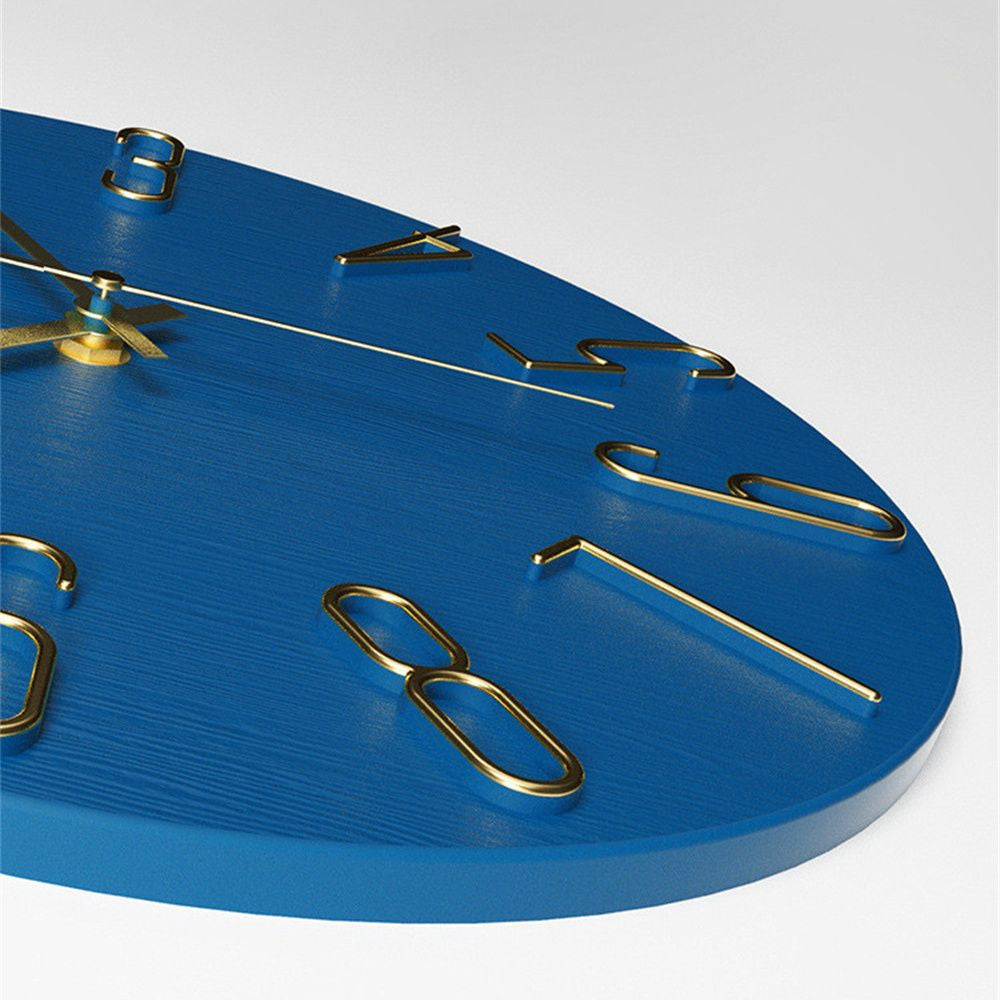 Horloge Murale en Plastique - Horloge Ronde de 30 cm Disponible en Plusieurs Couleurs