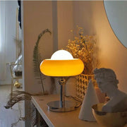 Lampe de Table en Verre - Lampe LED pour Éclairage Intérieur