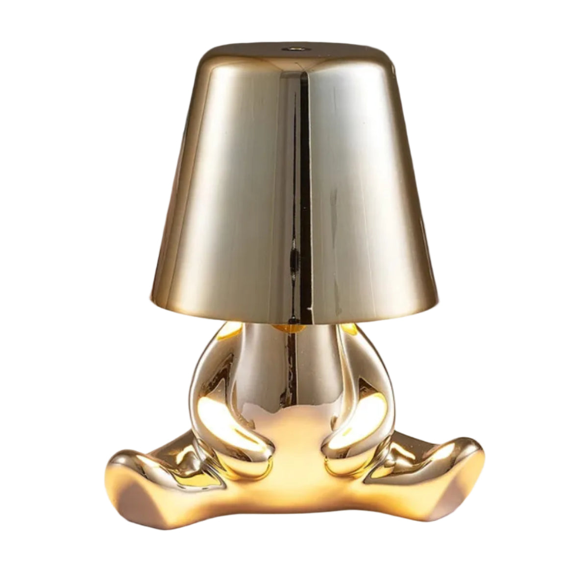 Lampe de Table LED Rechargeable - Aluminium et Résine avec Éclairage Réglable