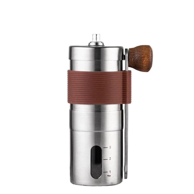 Moulin à Café Manuel Portable - Moulin à Grains en Acier Inoxydable