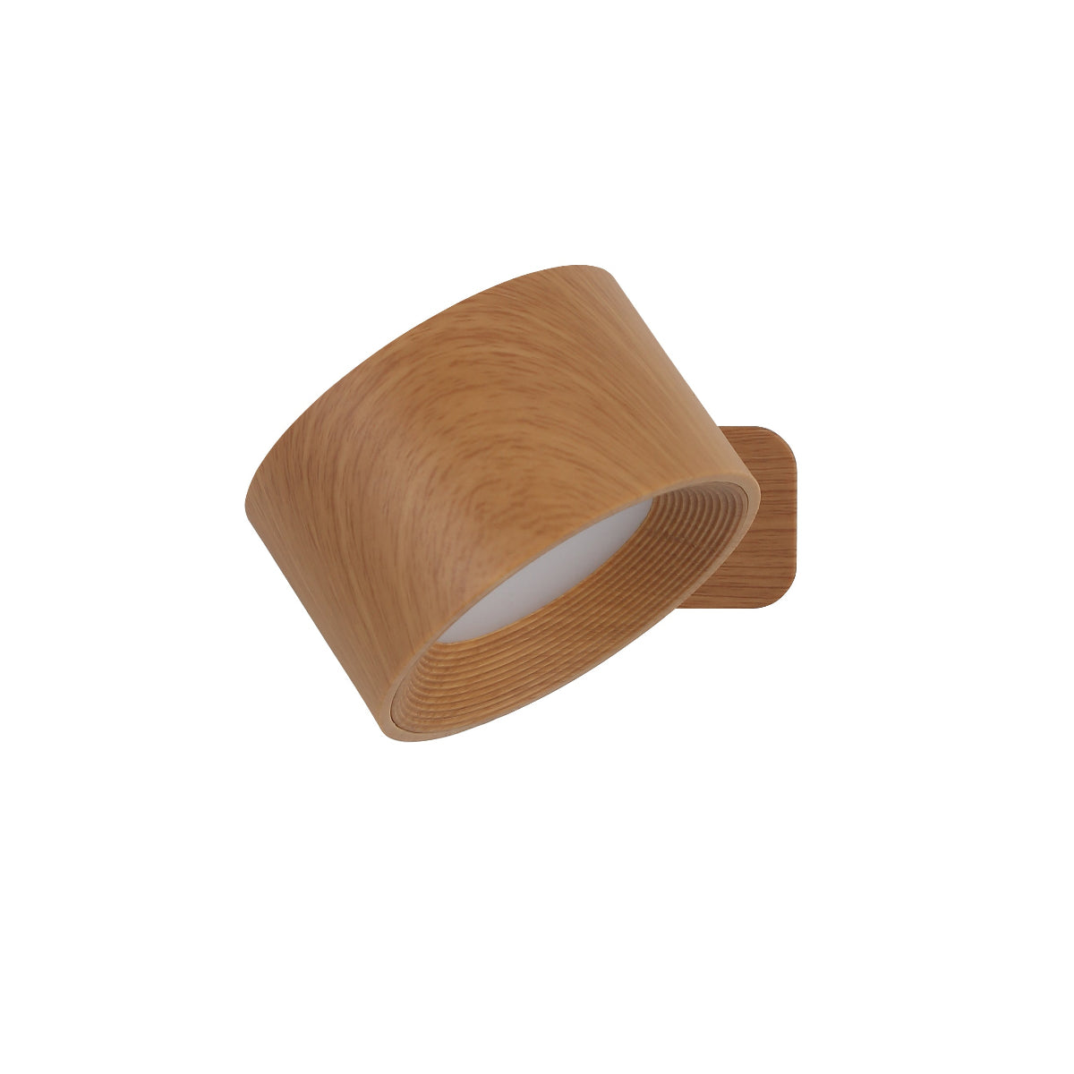 Applique Murale Magnétique Effet Bois – Lampe LED Rechargeable pour Intérieur