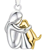 Collier avec Pendentif Chien - Acier Inoxydable ou Argent pour Usage Quotidien et Cadeaux