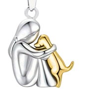Collier avec Pendentif Chien - Acier Inoxydable ou Argent pour Usage Quotidien et Cadeaux