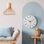 Horloge Murale en Plastique - Horloge Ronde de 30 cm Disponible en Plusieurs Couleurs