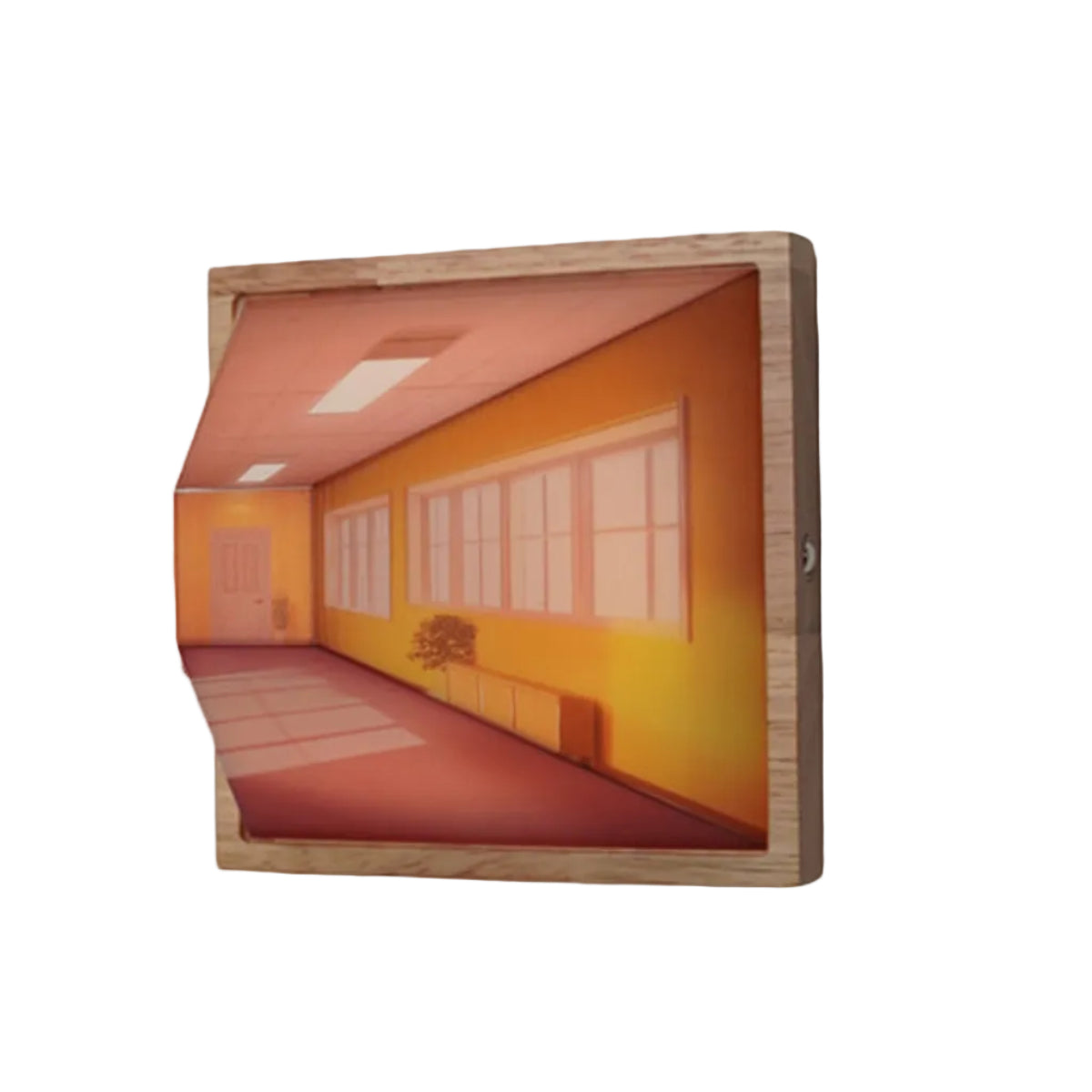 Lampe Murale LED Illusion Optique 3D - Panneau Acrylique Avec Éclairage Intégré