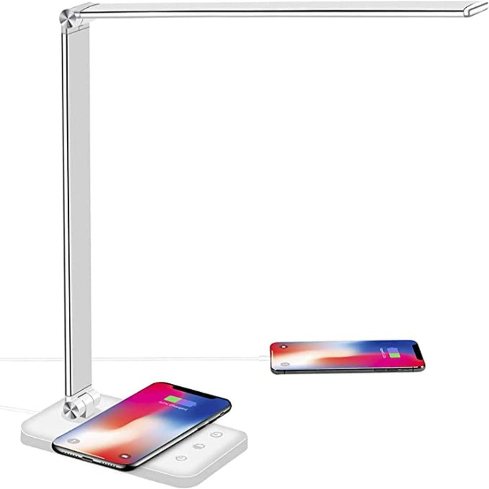 Lampe de Bureau LED Réglable - 5 Modes d'Éclairage avec Commande Tactile et Port de Charge USB