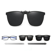 Lunettes de Soleil Clip-On Polarisées - Verres UV400 Pliables pour Lunettes de Correction