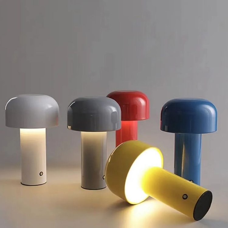 Lampe de Table LED - Éclairage Dimmable Trois Couleurs avec Commande Tactile et Recharge USB-C