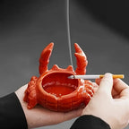 Cendrier en Céramique - Bol Décoratif en Forme de Crabe pour Usage de Table