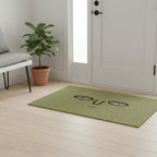 Tapis d'Entrée à Motif Illustré - Polyester avec Base en Caoutchouc