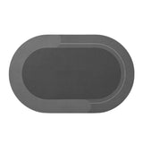 Tapis de Bain en Diatomite - Tapis Ovale 40 × 60 cm pour Salle de Bain