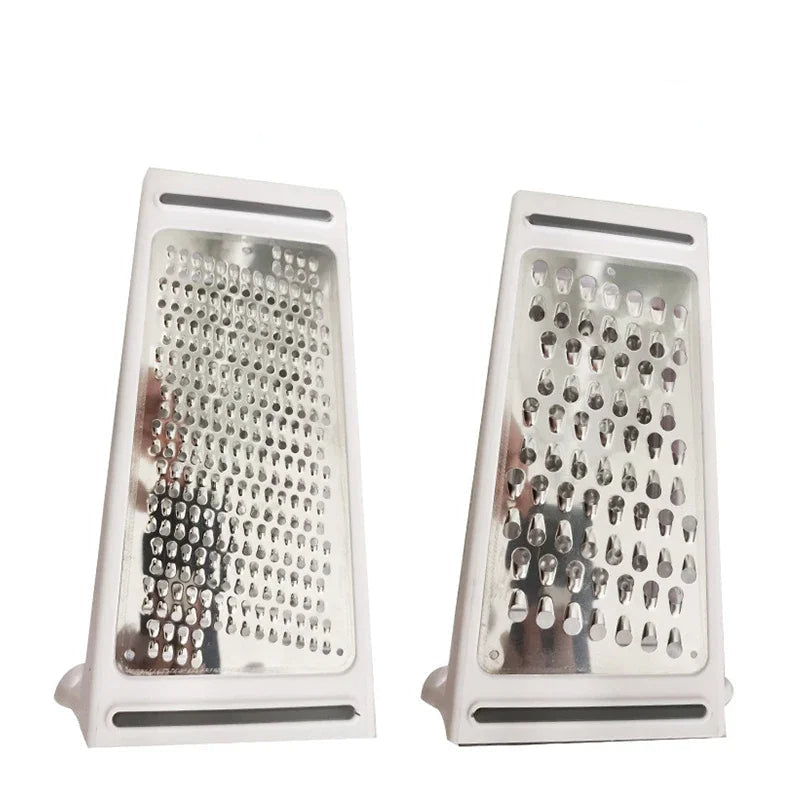 Râpe de Cuisine Double Face avec Bac de Récupération - Ustensile en Acier Inoxydable