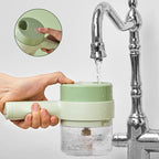 Mini Hachoir Sans Fil - Hachoir Rechargeable USB 250 ml avec Lames en Acier Inoxydable