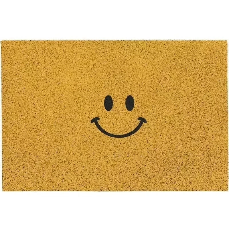 Tapis d'Entrée à Motif Illustré - Polyester avec Base en Caoutchouc