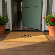 Tapis d'Entrée à Motif Illustré - Polyester avec Base en Caoutchouc