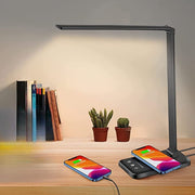 Lampe de Bureau LED Réglable - 5 Modes d'Éclairage avec Commande Tactile et Port de Charge USB